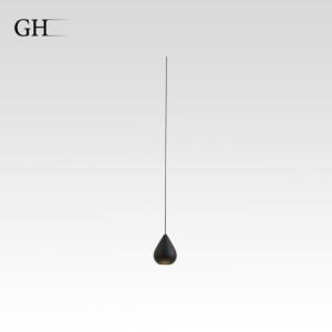 GH - 2414 LED - علاقي مفرد مودرن مانع توهج اسود 6 واط