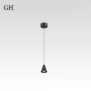 GH - 61982 P LED - علاقي مفرد مودرن مانع التوهج اسود 7 واط