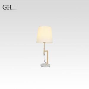 GH - T 3046 - اباجوره مودرن ذهبي غطاء ابيض